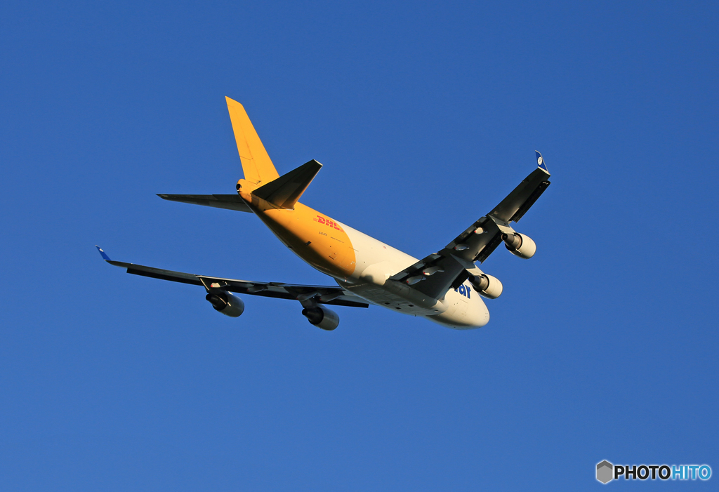 「空色」 Polar 747-400 N454PA 飛ぶ