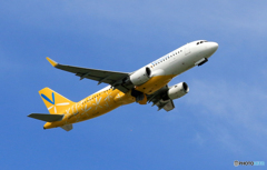 「あおぞら」 バニラ A320-214 JA06VA 出発です　