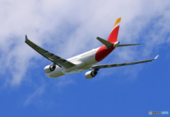 [青い空]　IBERIA A330-202 EC-MLP 飛行