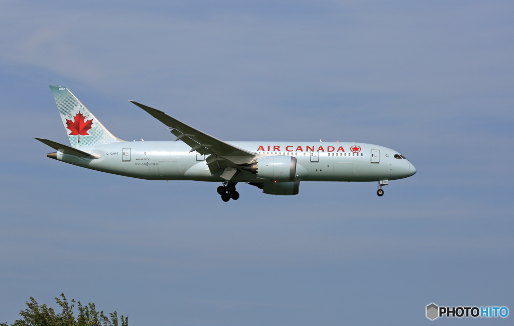 [青い空] AIR CANADA 787-8 C-GHPT  Landing