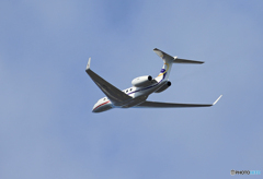 「青」☆ Private G650  T7-ARN 離陸です 