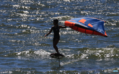 「青い海」此れは凄い！！、風は友達だぁ〜