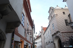 チェコ南部（６８４）チェスキー・クルムロフの街を歩く　　