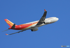 「群青色」 Hong Kong A330 B-LNJ 出発