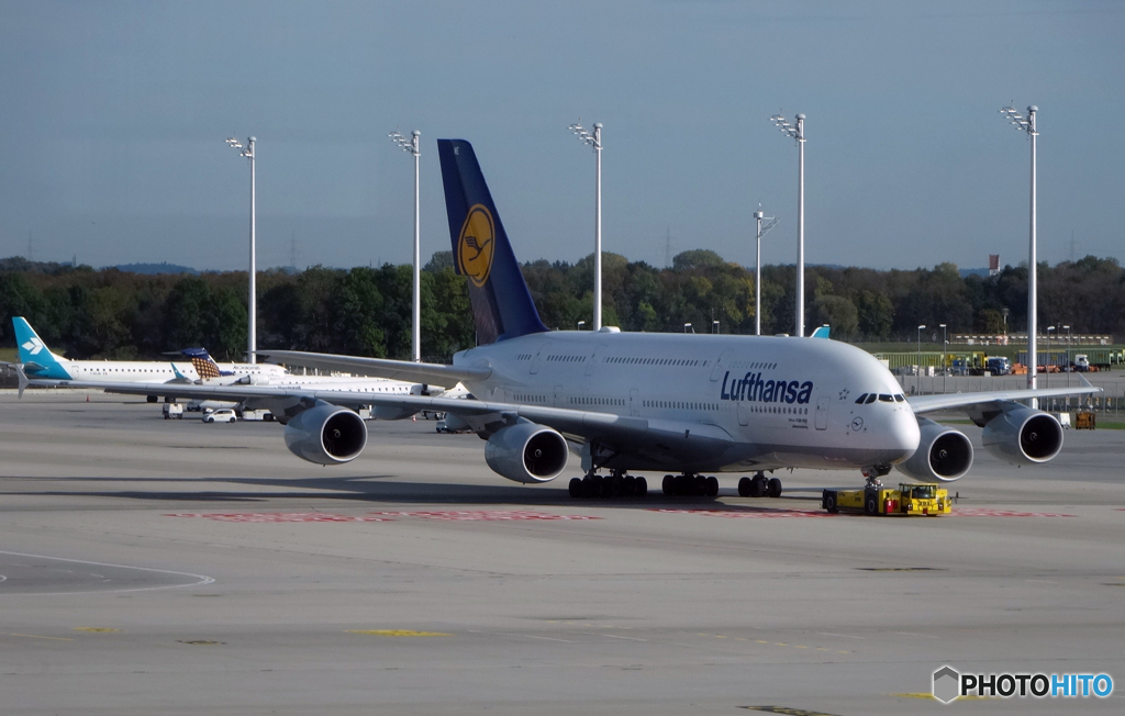 ☮休憩ﾀｲﾑ(734)やっと見つけた・エアバスA380