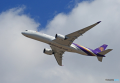 「晴れ」 THAI A350-941 HS-THF出発です 