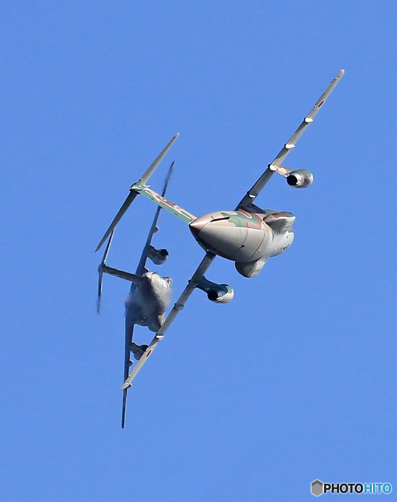 「そらー」 Kawasaki  C-1 飛んだ　ブレイク！