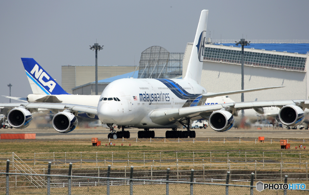 「群青」 Malaysia A380-841  Takeoff