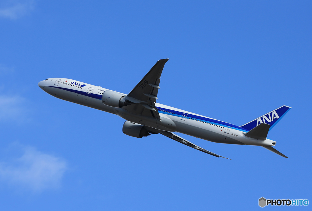 「群青」ANA 777-381 JA783A 飛行