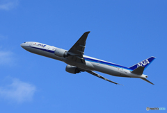 「群青」ANA 777-381 JA783A 飛行