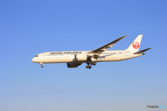 「Blue」JAL 787-9 JA864J 着陸