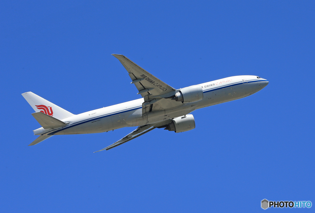 「青空」China 777-FFT B-2097 Takeoff