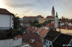 チェコ南部（１９８）チェスキー・クルムロフ城