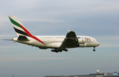 「すかい」 Emirates A380-861 A6-EDE到着しました