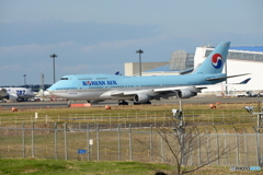 「すかい」 KOREAN 747-400 HL7461 出発です 