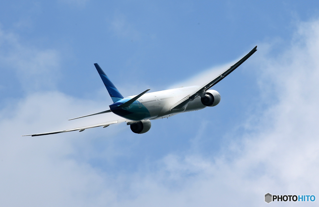「すかい」 Garuda 777 PK-GIG Takeoff