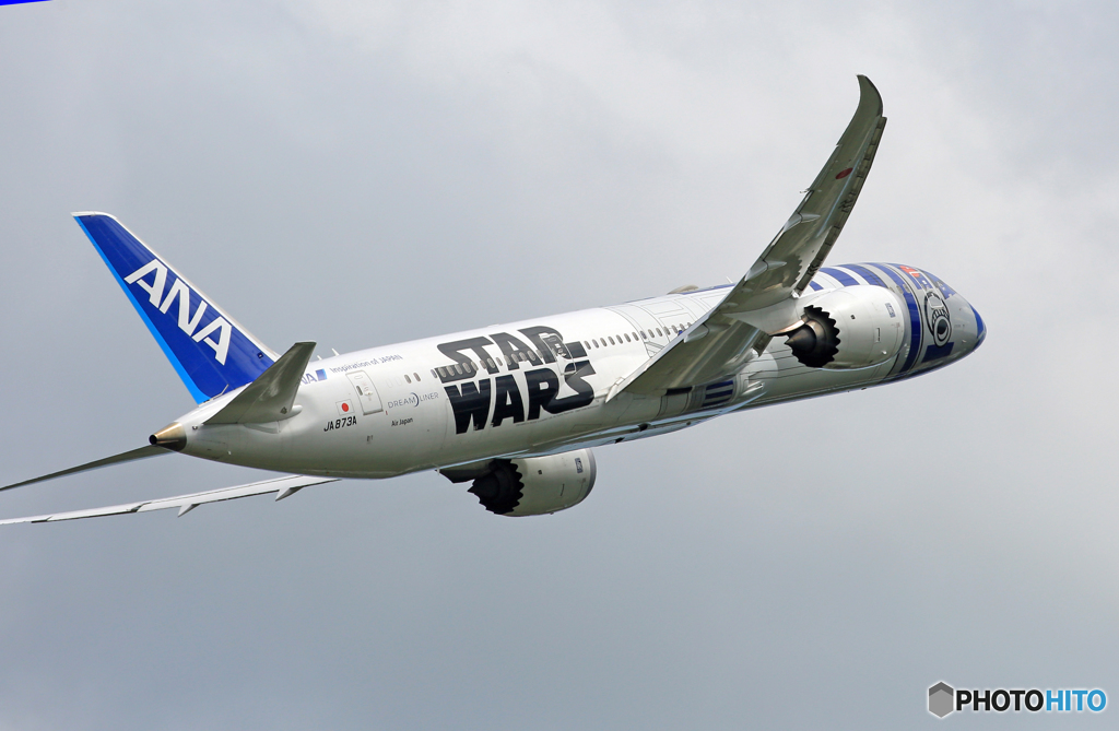 「青色が好き」 STAR WARS 787-8　Takeoff