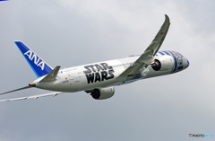 「青色が好き」 STAR WARS 787-8　Takeoff