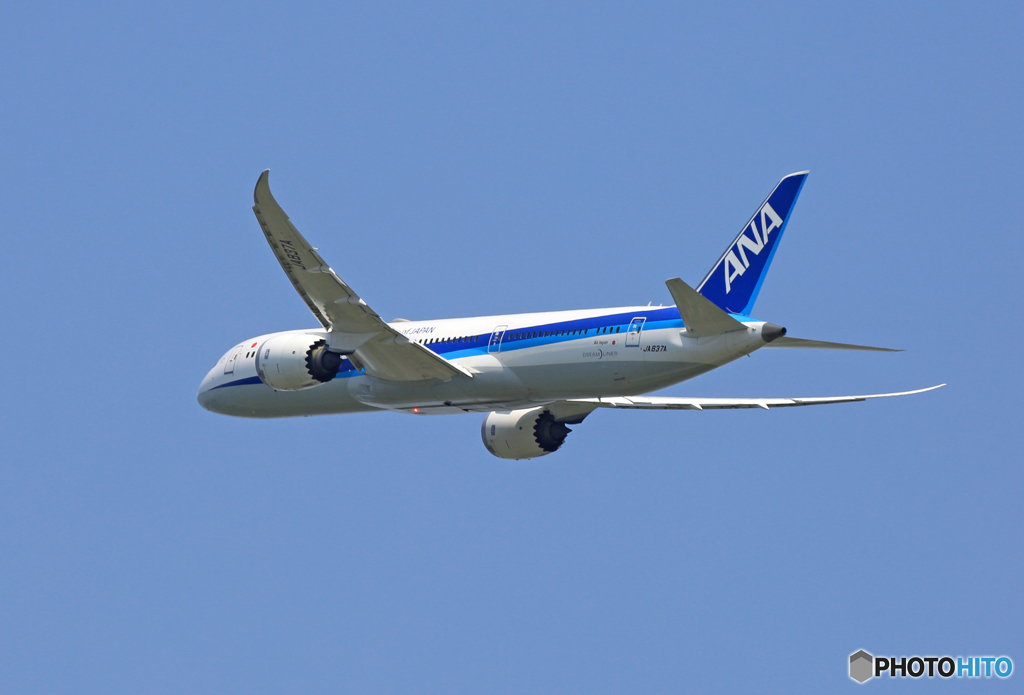 「青色が好き」 ANA 787-9 JA837A Takeoff 