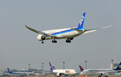 「青色が好き」  ANA 787-9 JA871A 到着です