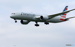 「くもり」 American 787-8 N836AA Landing