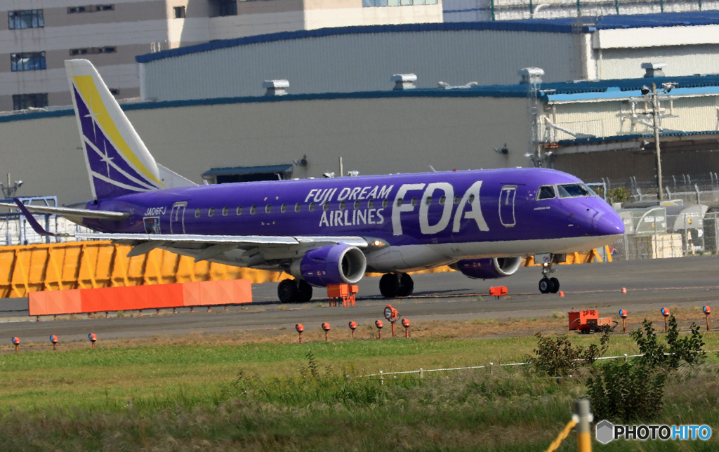 「良い天気」 FDA ERJ175 エンブラエル JA06FJ出発