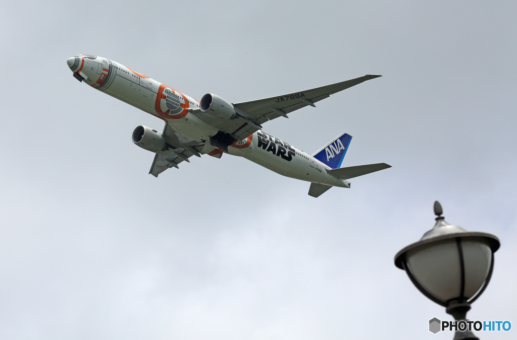 ☮  ANA STAR WARS JA789A☮ 飛行