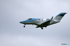 「くもり」ホンダジェット４２０ JA01JP  Landing