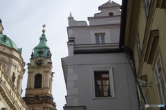 チェコ（７０１）プラハの街・時計は１０:１０分