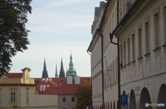 チェコ（１８６）プラハ街並み　