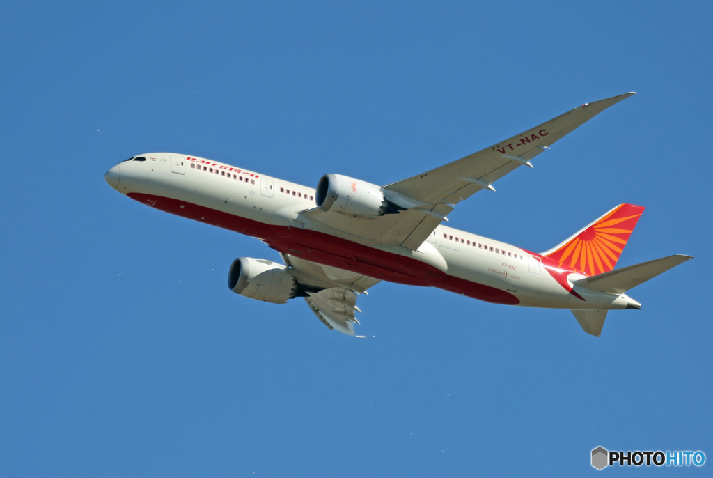 ☀「青い空」が一番Air India 787-8 VT-NAC Takeoff