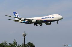 「そらー」 NCA 747-8KZF JA16KZ 来た～