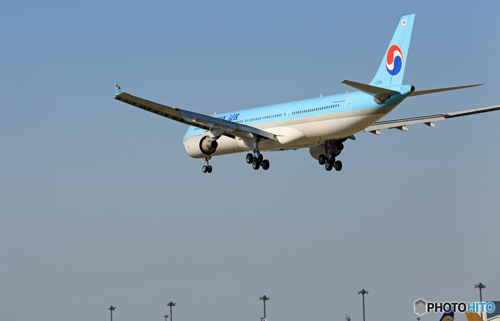 ☀「青い空」が一番KOREAN A330-300 HL7550到着