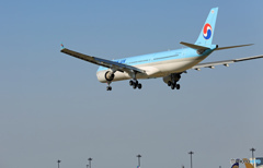 ☀「青い空」が一番KOREAN A330-300 HL7550到着