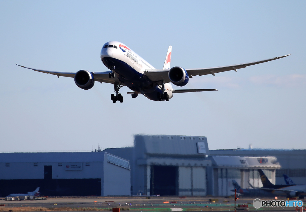 「群青」 BRITISH 787-9 G-ZBKG 離陸
