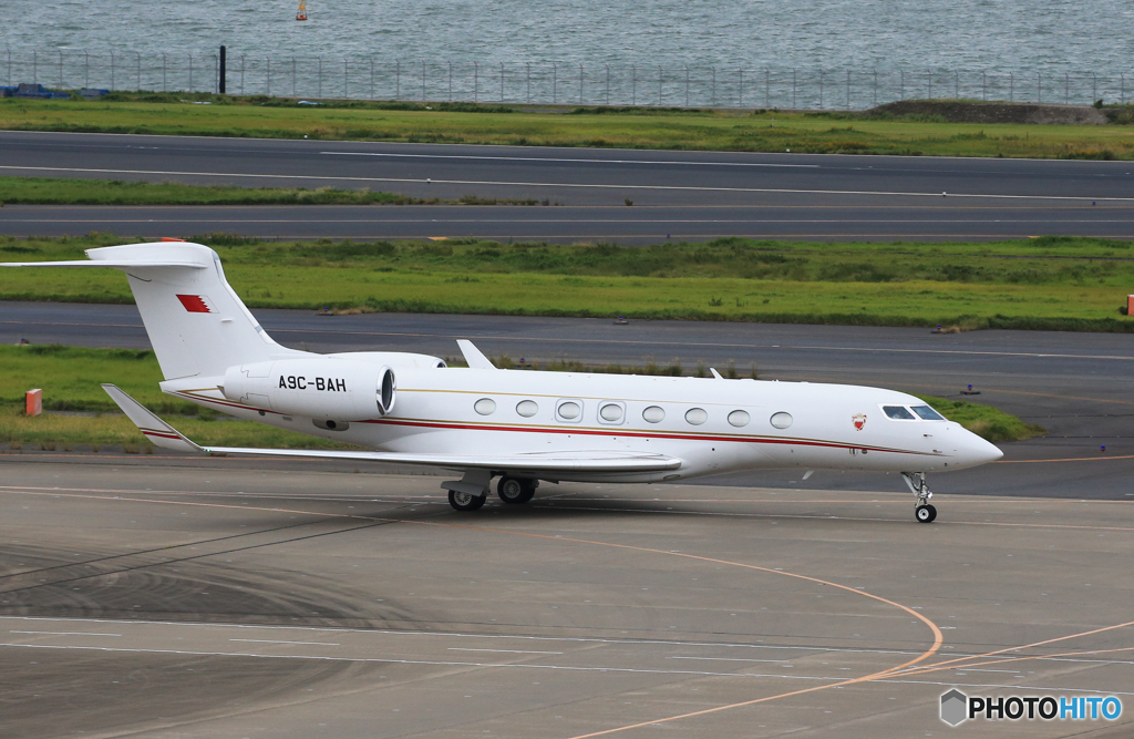 「すかい」バーレーン　ガルフG650 珍しい飛行機ですね✈