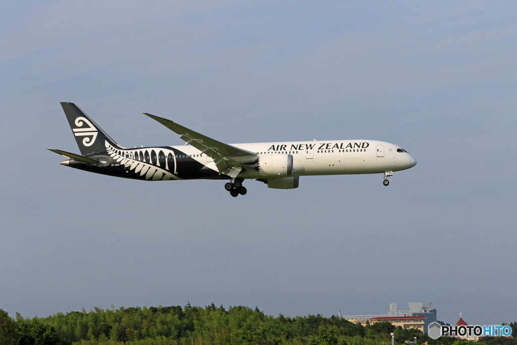 「そらー」 Air NZ' ZK-NZD  着地前