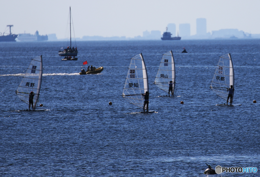 「青い海」大会・ウインドサーフィン