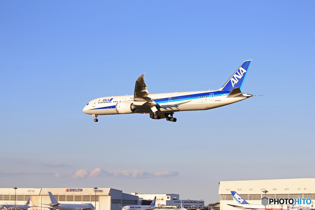 ☀「あおぞら」ANA 787-9 JA864A  Landing