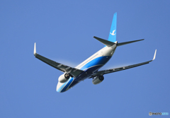[青い空] 厦門航空 737-85C B-5707 離陸