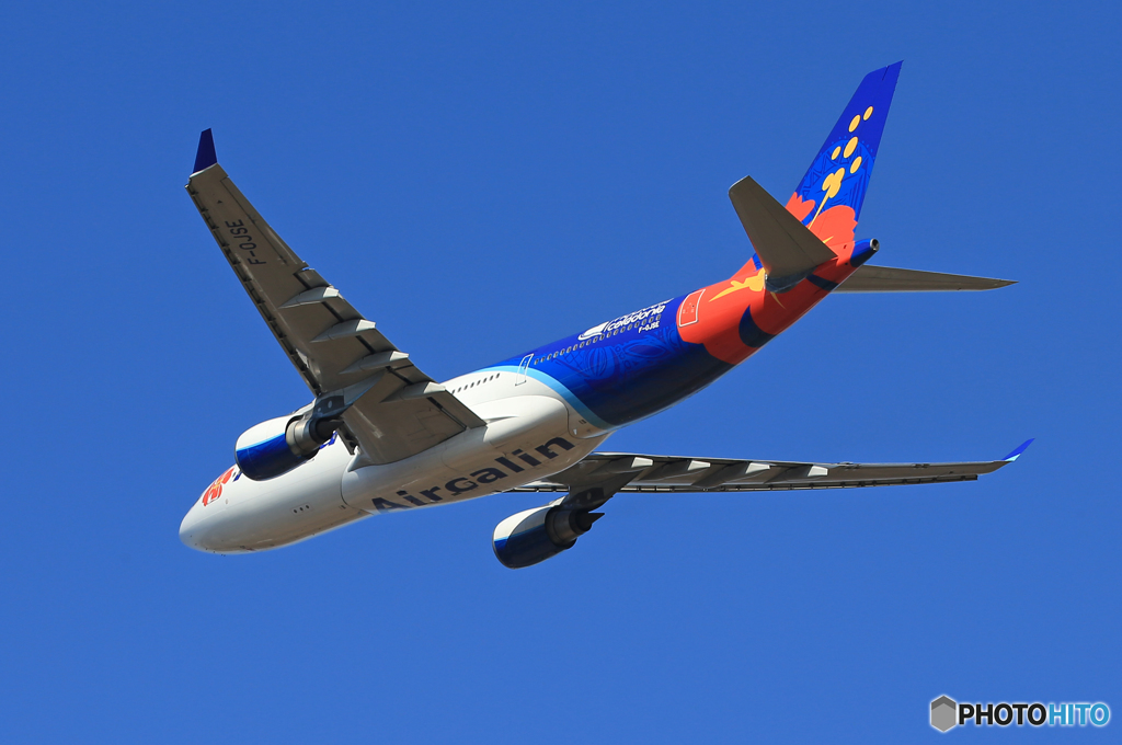 「SKY」 Air Calin A330-202 F-OJSE 出発です 