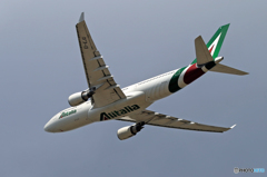 「青色が好き」 Alitalia A330-202 EI-EJG 飛んだ