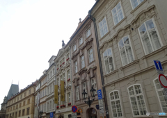 チェコ（３２６）プラハ街並み　