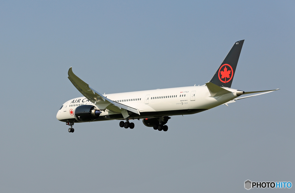 「すかい」 AIR CANADA 787-9 C-FVLX 着陸します