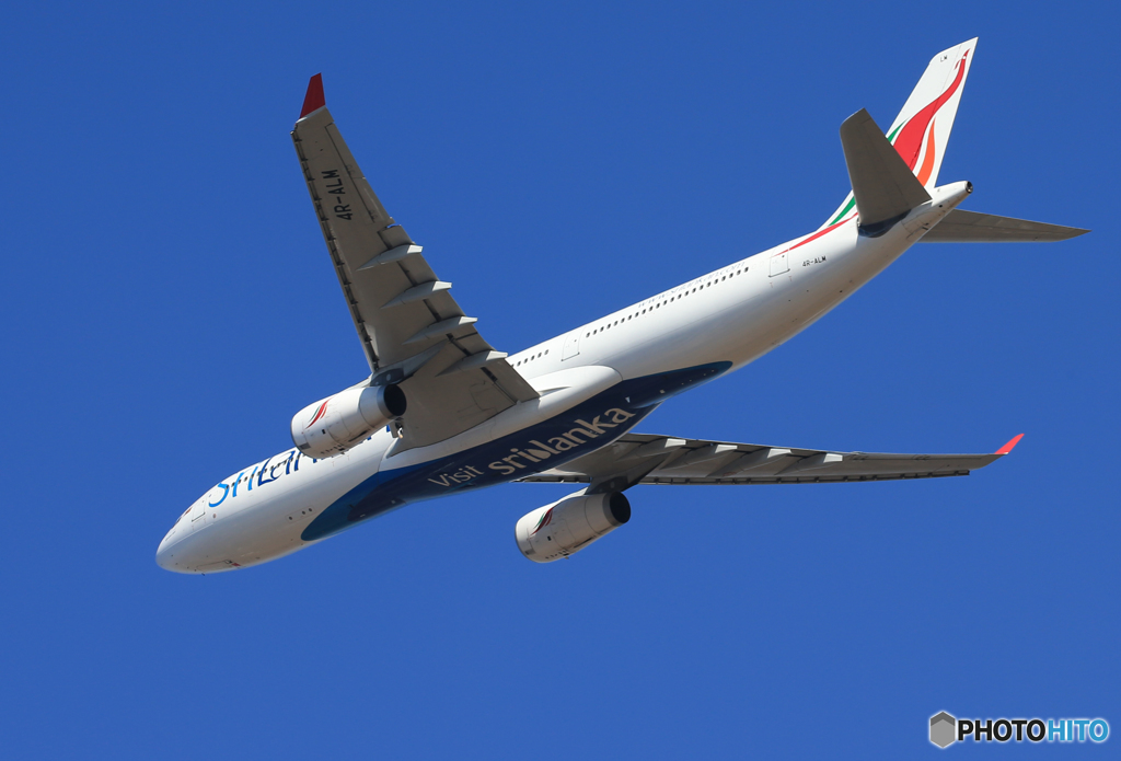 「あおぞら」 SriLankan A330-343 飛び立ち