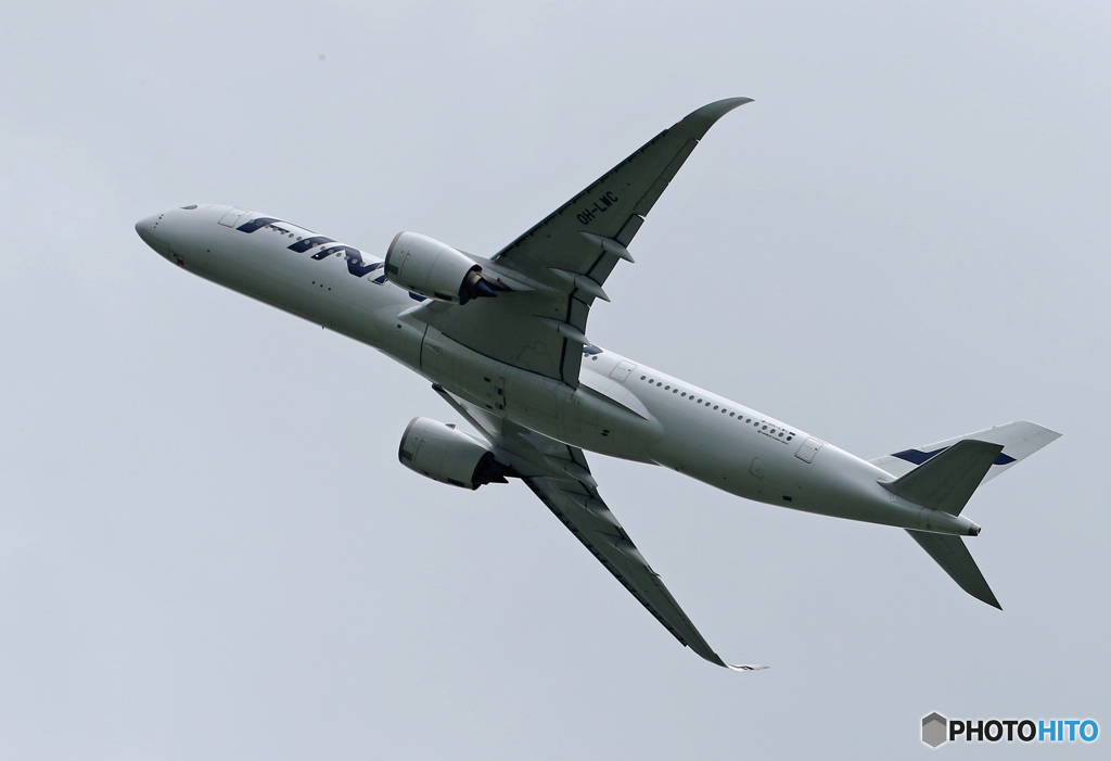 「曇り」 FINNAIR A350-941 OH-LWC Takeoff  