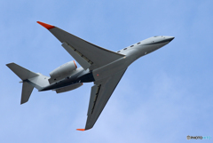 「青」 Private ガルフG650 N777ZH Takeoff