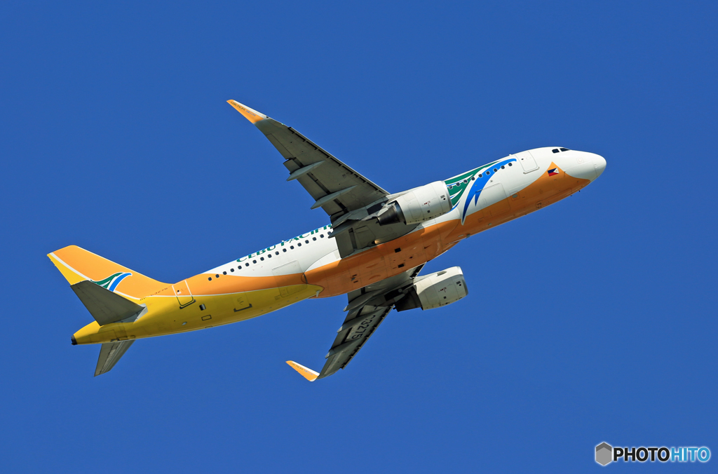 「はれー」 CEBU A320-214 RP-C3279 離陸 です