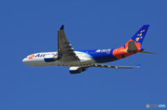 「青が好き」 Air Calin A330-202 F-OJSE 離陸です