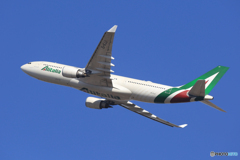 「蒼空」Alitalia A330-202 EI-EJJ  ☀ 出発です